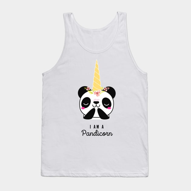 I am a Pandicorn Tank Top by Graphica01